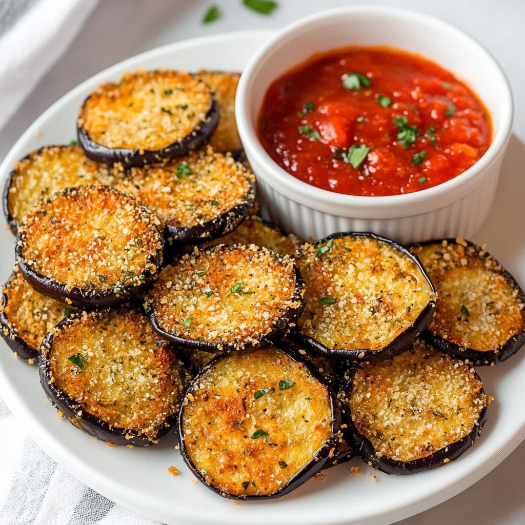 Air Fryer Eggplant Bites Crispy Snack