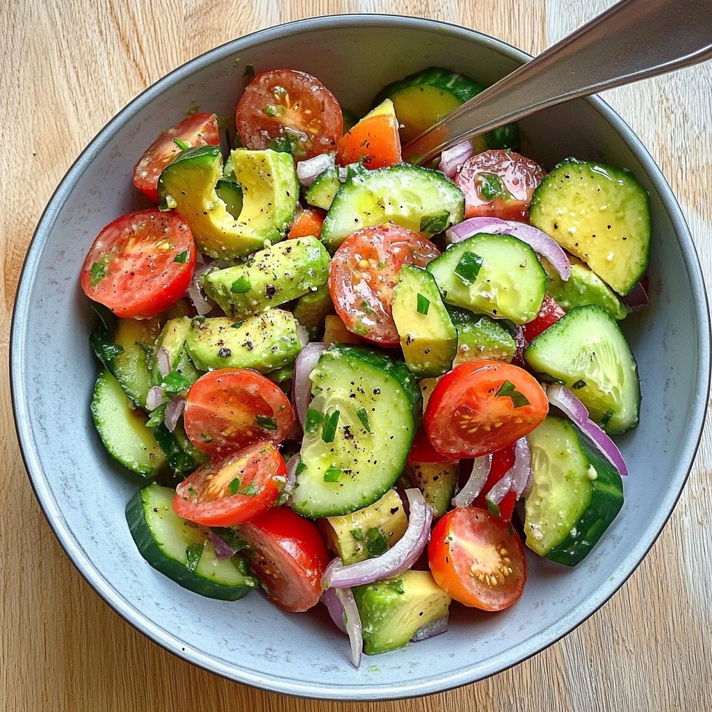 Avocado Tomato Salad Healthy Spring Food