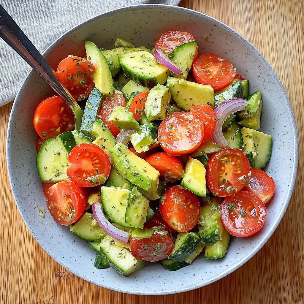 Avocado Tomato Salad Healthy Spring Food