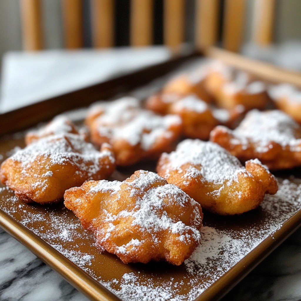 Baked Apple Fritters Dessert