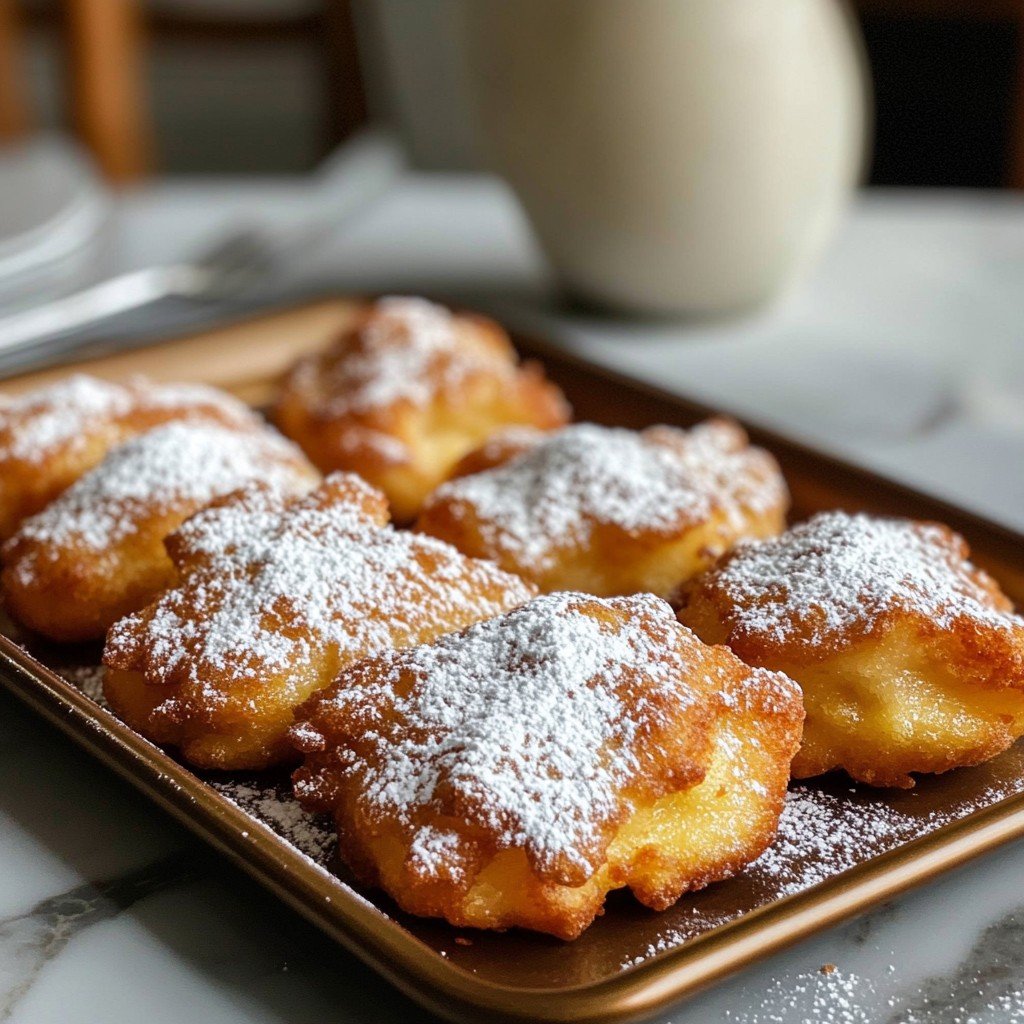 Baked Apple Fritters Dessert