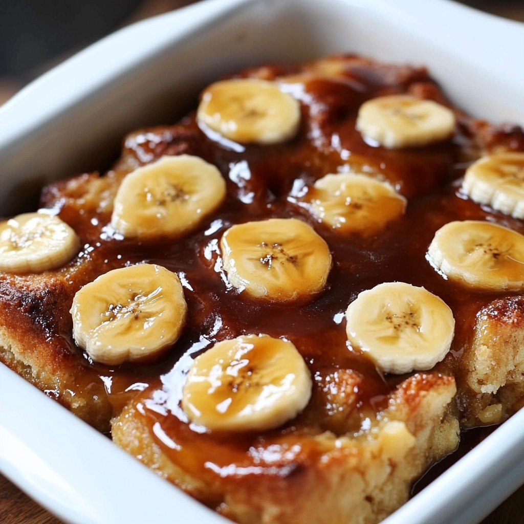 Bananas Foster Bread Pudding Easter Sweet Treats