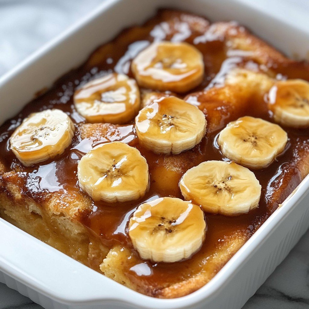 Bananas Foster Bread Pudding Easter Sweet Treats