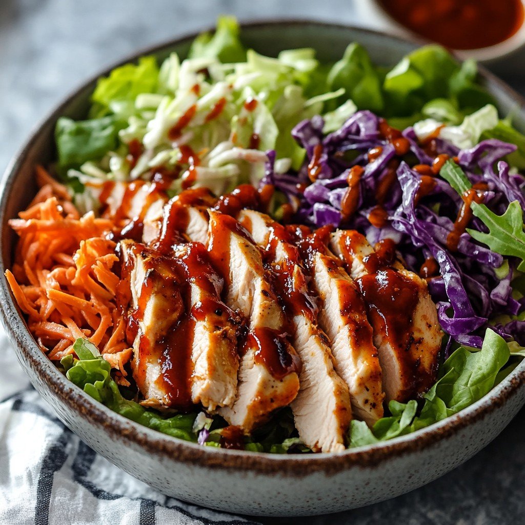 BBQ Chicken Bowls Healthy Spring Food