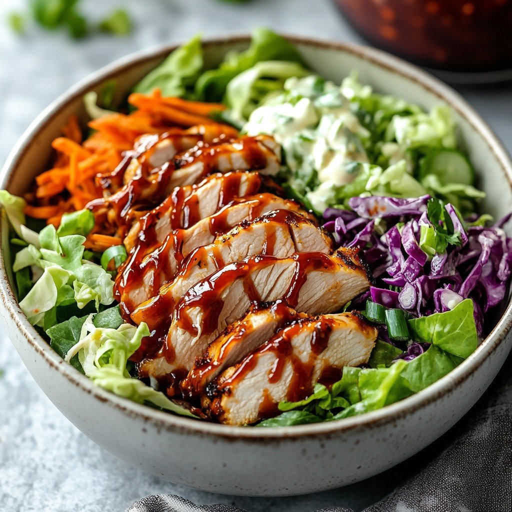 BBQ Chicken Bowls Healthy Spring Food