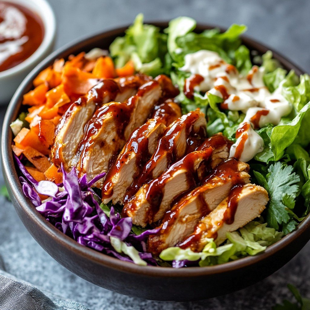 BBQ Chicken Bowls Healthy Spring Food