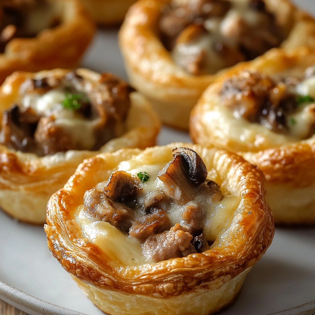 Beef Mushroom Crescent Cups Spring Lunch Ideas