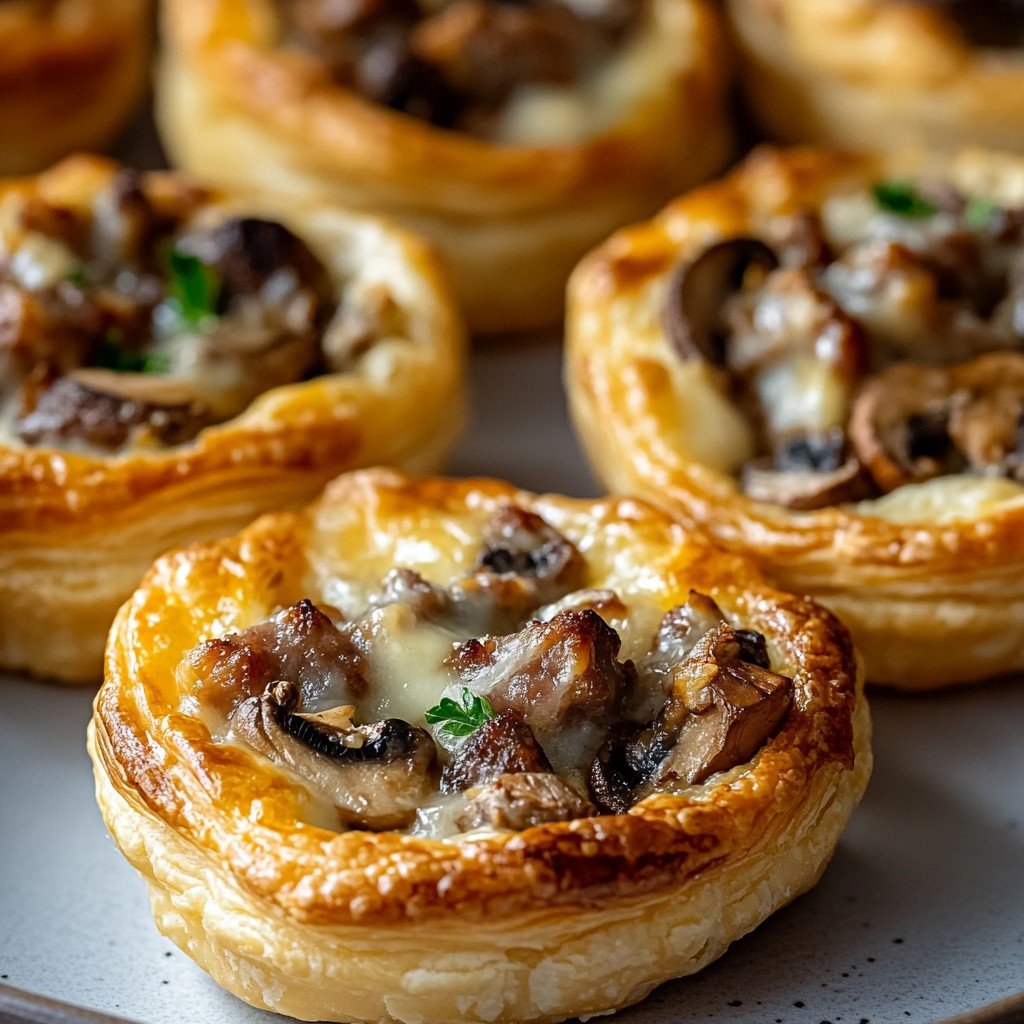 Beef Mushroom Crescent Cups Spring Lunch Ideas