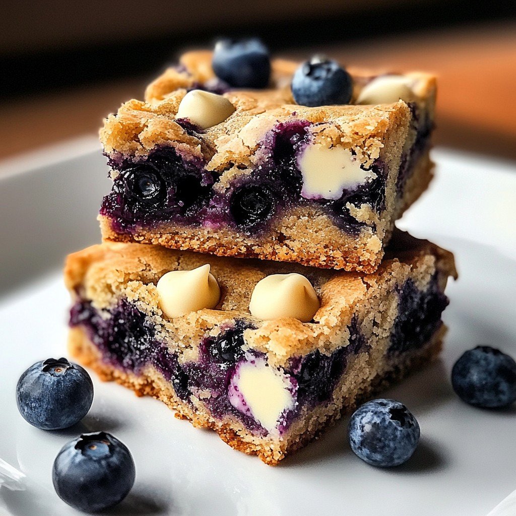 Blueberry Blondies Summer Sweet Treat