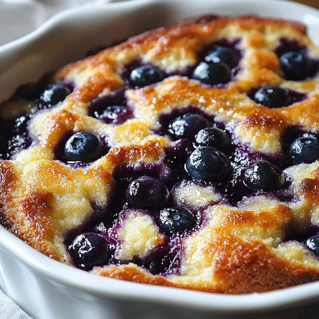 Blueberry Pancake Casserole Spring Baking