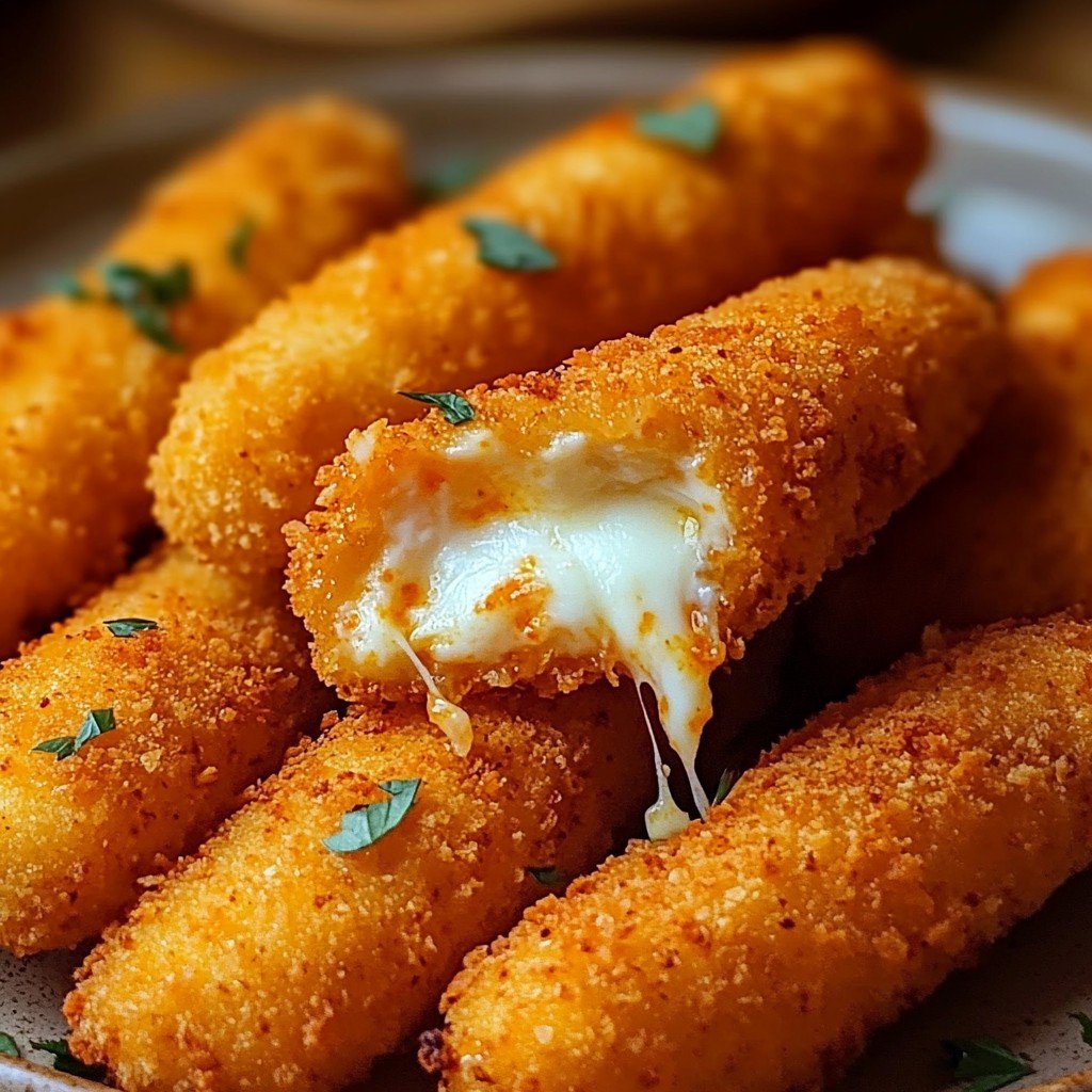 Buffalo Chicken Mozzarella Sticks Baseball Snacks