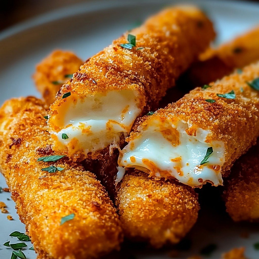 Buffalo Chicken Mozzarella Sticks Baseball Snacks