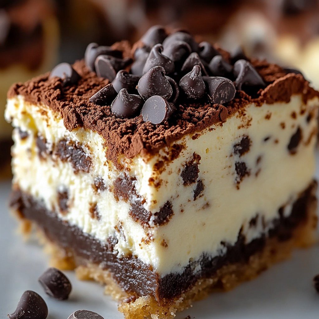 Cannoli Cheesecake Bars Summer Desserts