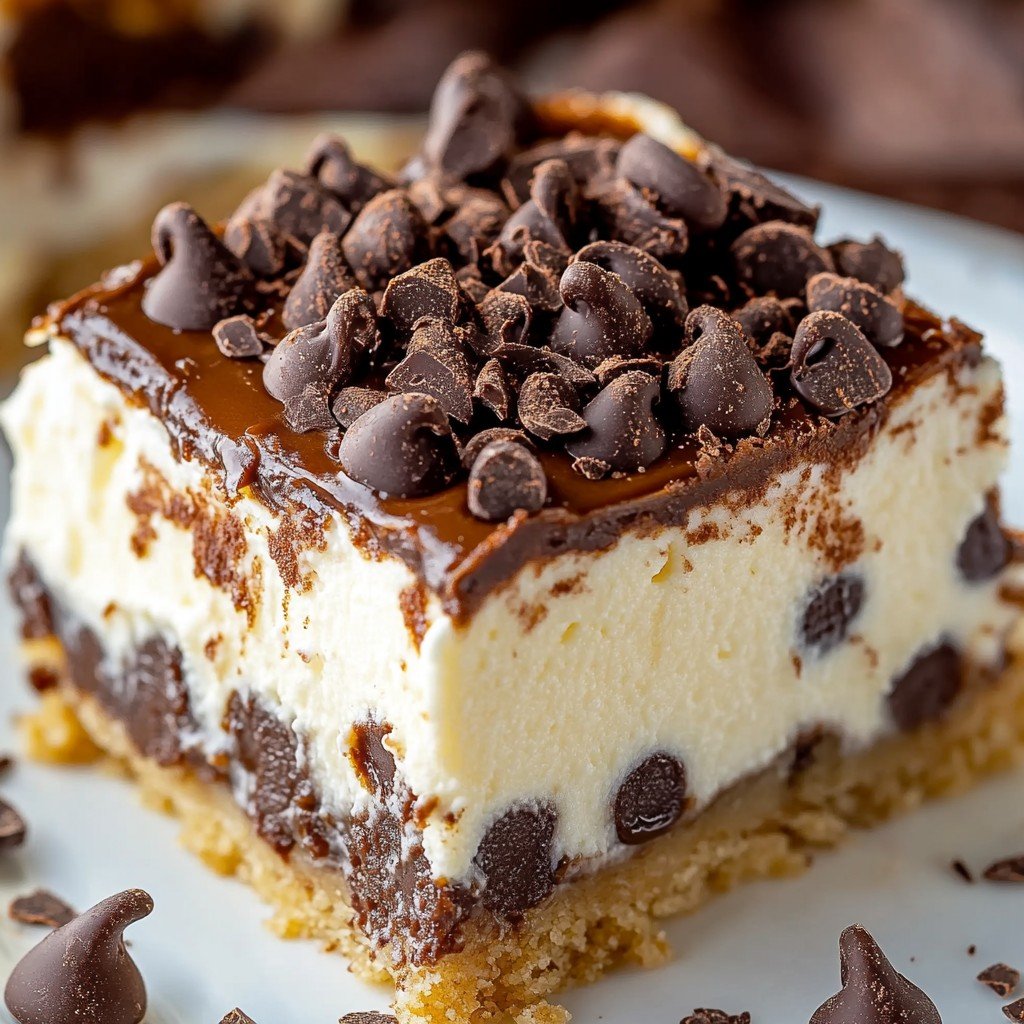 Cannoli Cheesecake Bars Summer Desserts