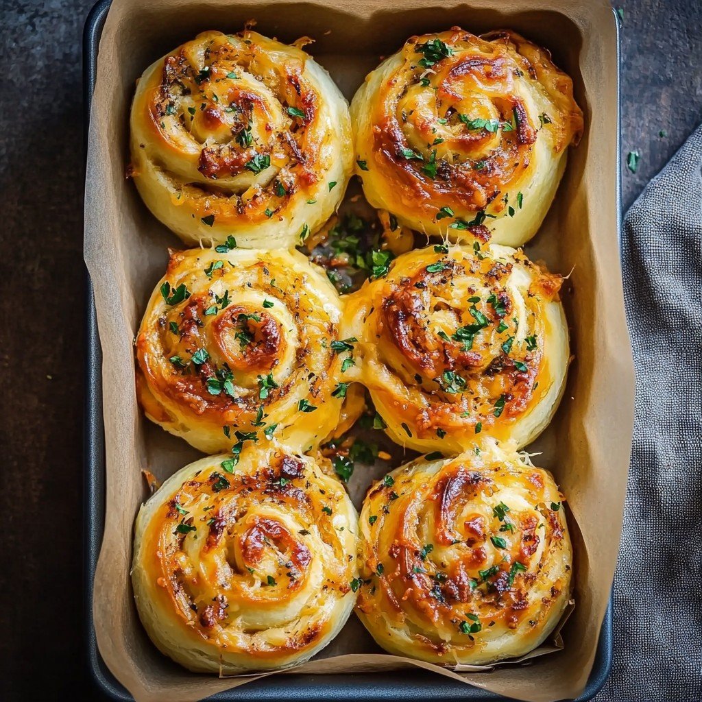 Cheesy Garlic Rolls Easy Spring Dinner