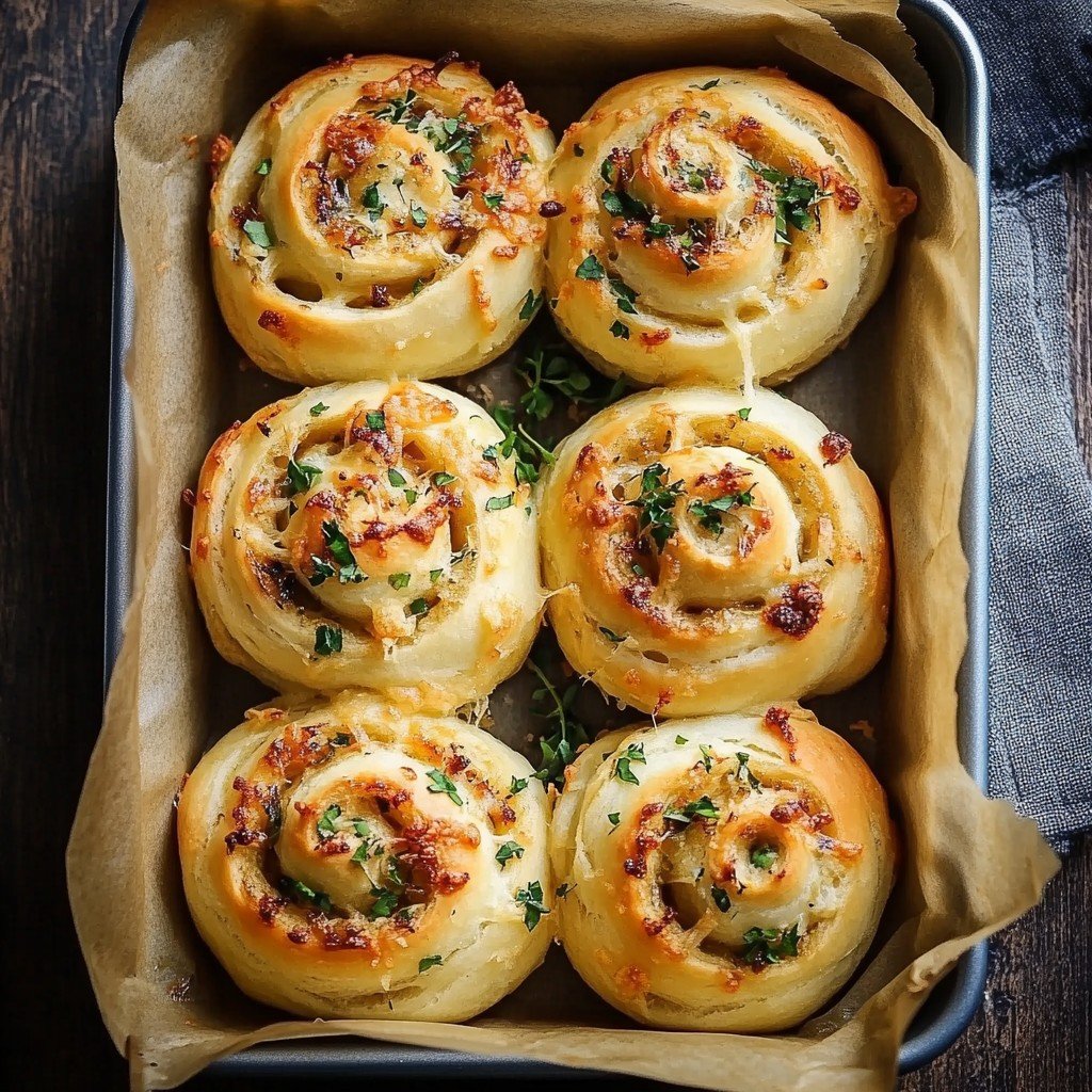 Cheesy Garlic Rolls Easy Spring Dinner