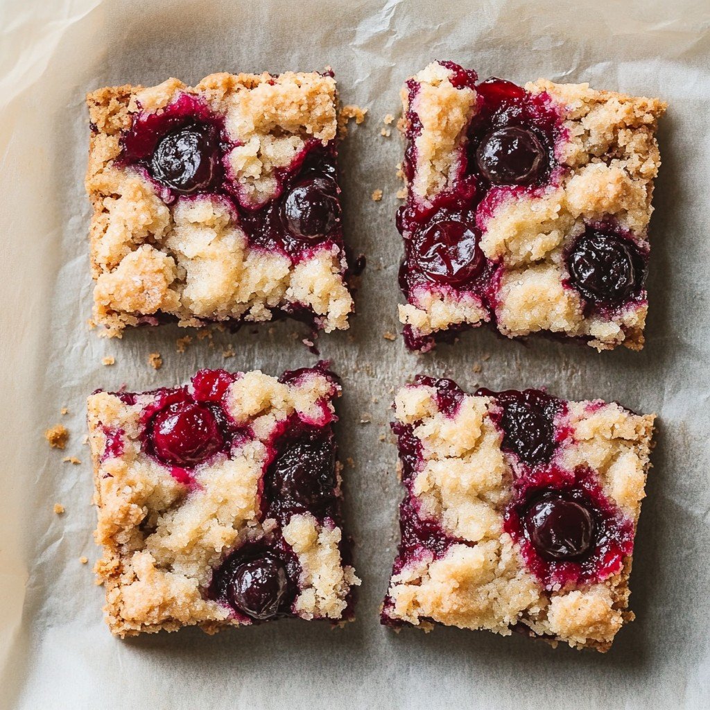 Cherry Bars Cherry On Cake Dessert