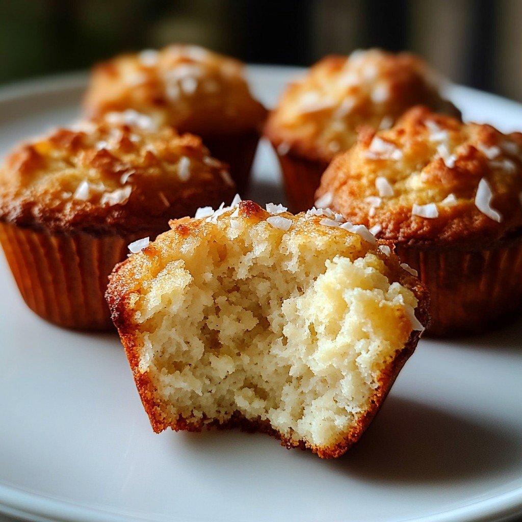 Coconut Pineapple Muffins Beach Snacks Ideas