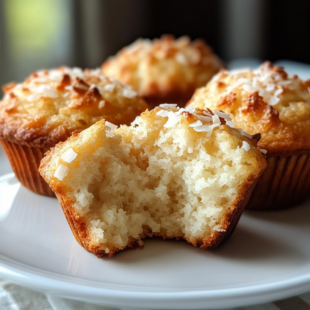 Coconut Pineapple Muffins Beach Snacks Ideas