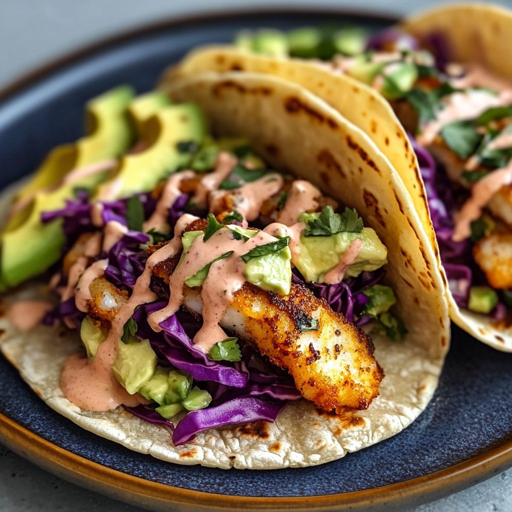 Cod Fish Tacos Healthy Spring Dinner