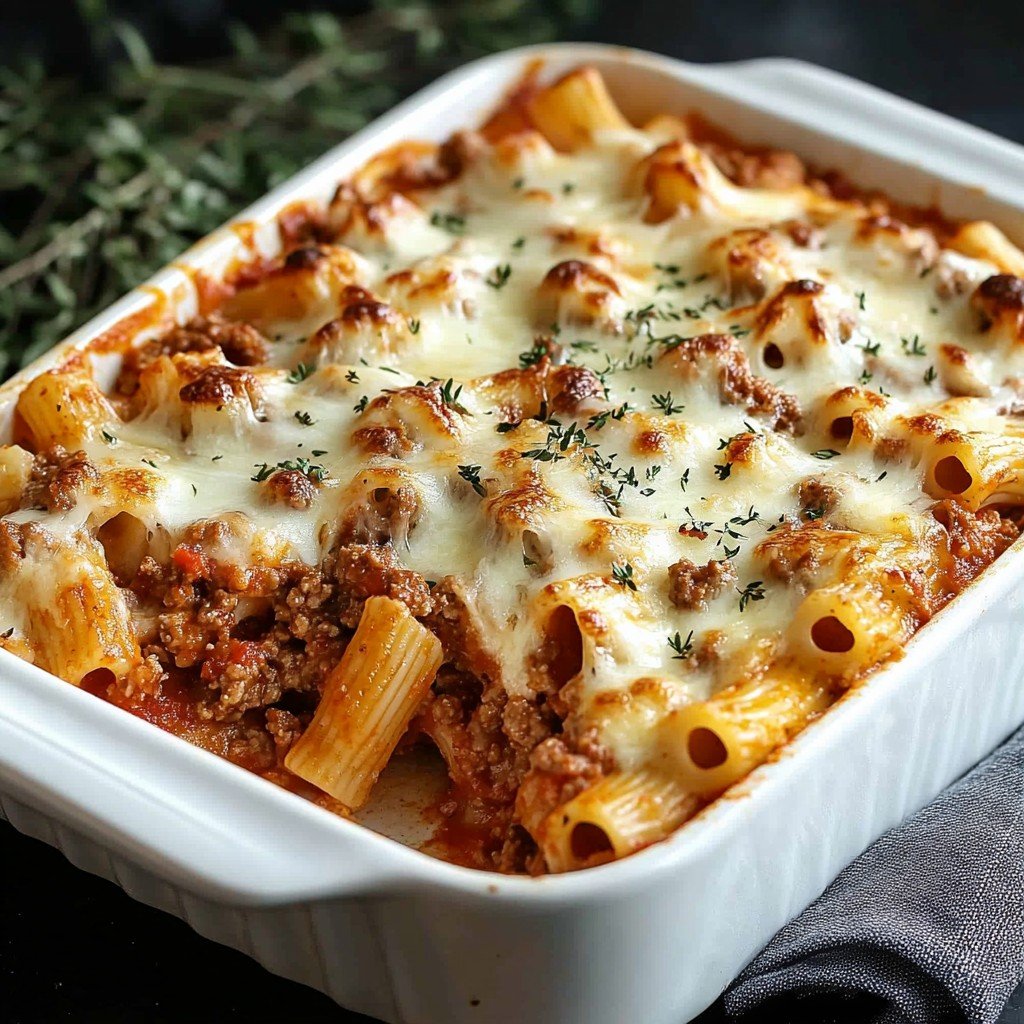 Cottage Cheese Ziti Protein Bake