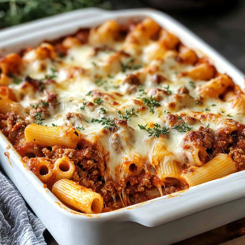 Cottage Cheese Ziti Protein Bake