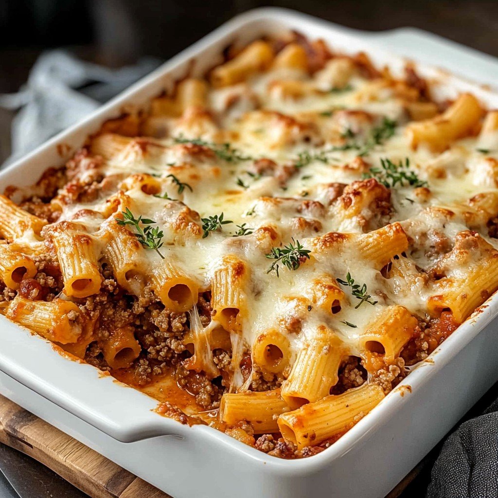 Cottage Cheese Ziti Protein Bake