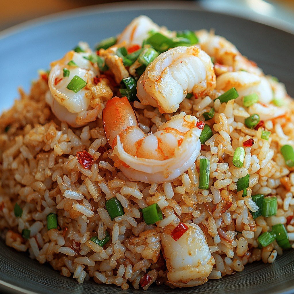 Crab Shrimp Fried Rice Easy Dinner
