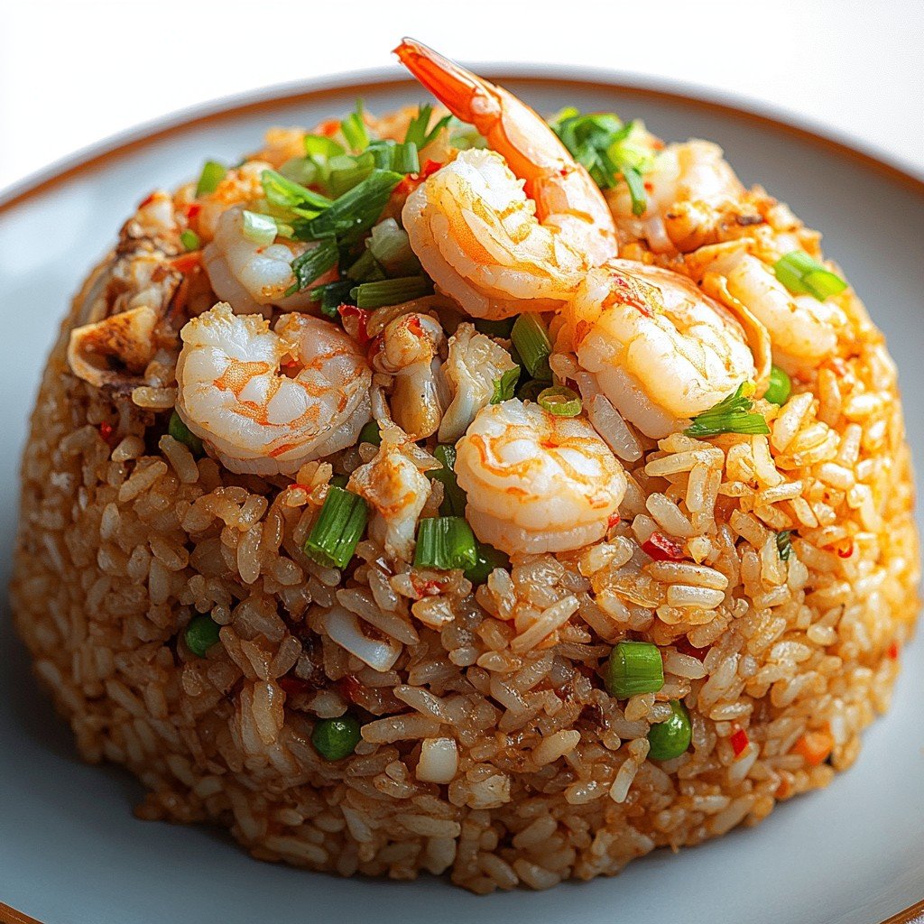 Crab Shrimp Fried Rice Easy Dinner