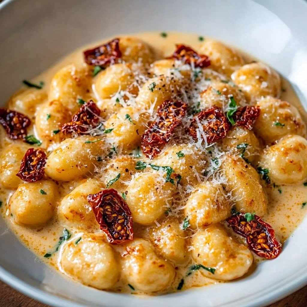 Creamy Sun Dried Tomato Gnocchi Summer Pasta