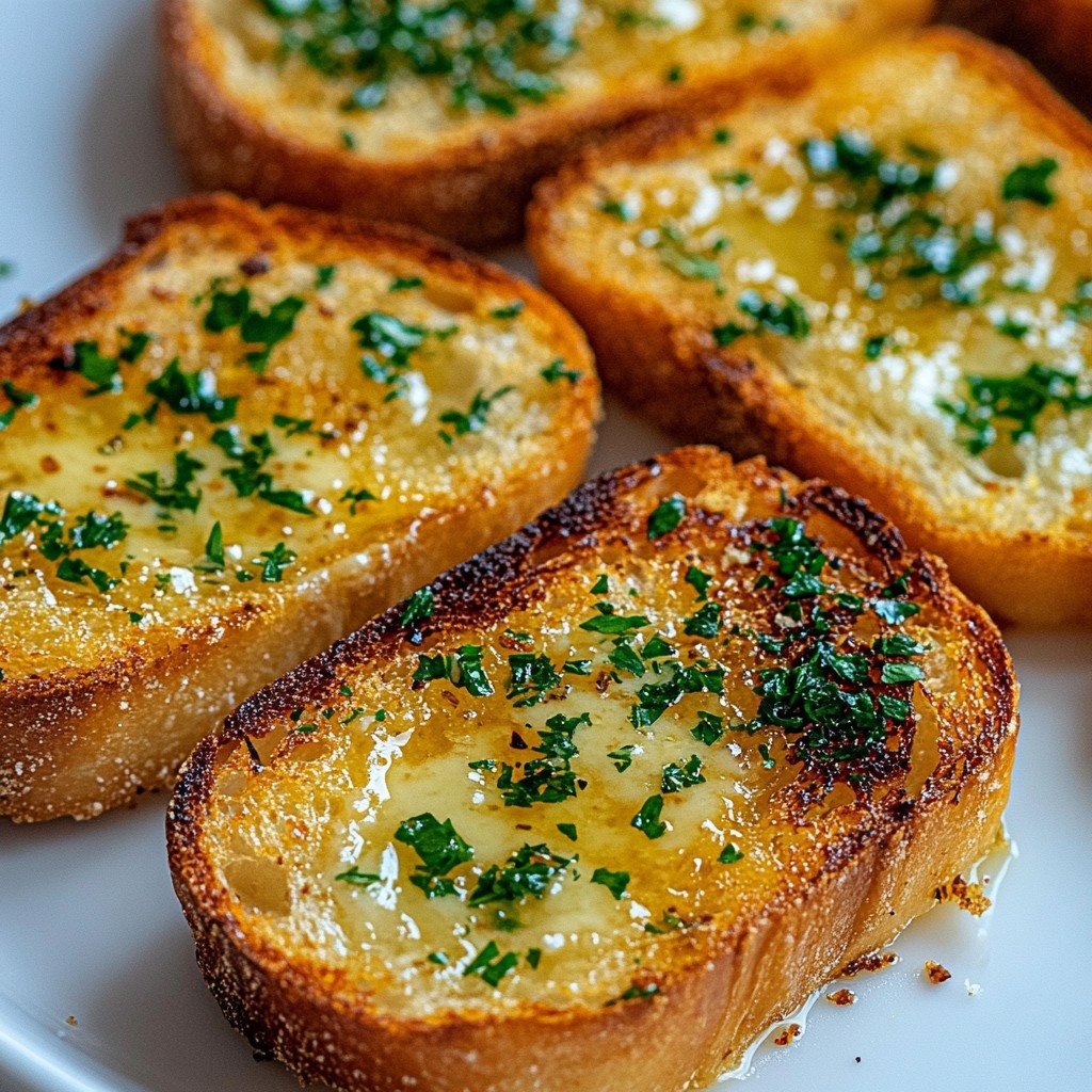 Crispy Garlic Bread Easy Side
