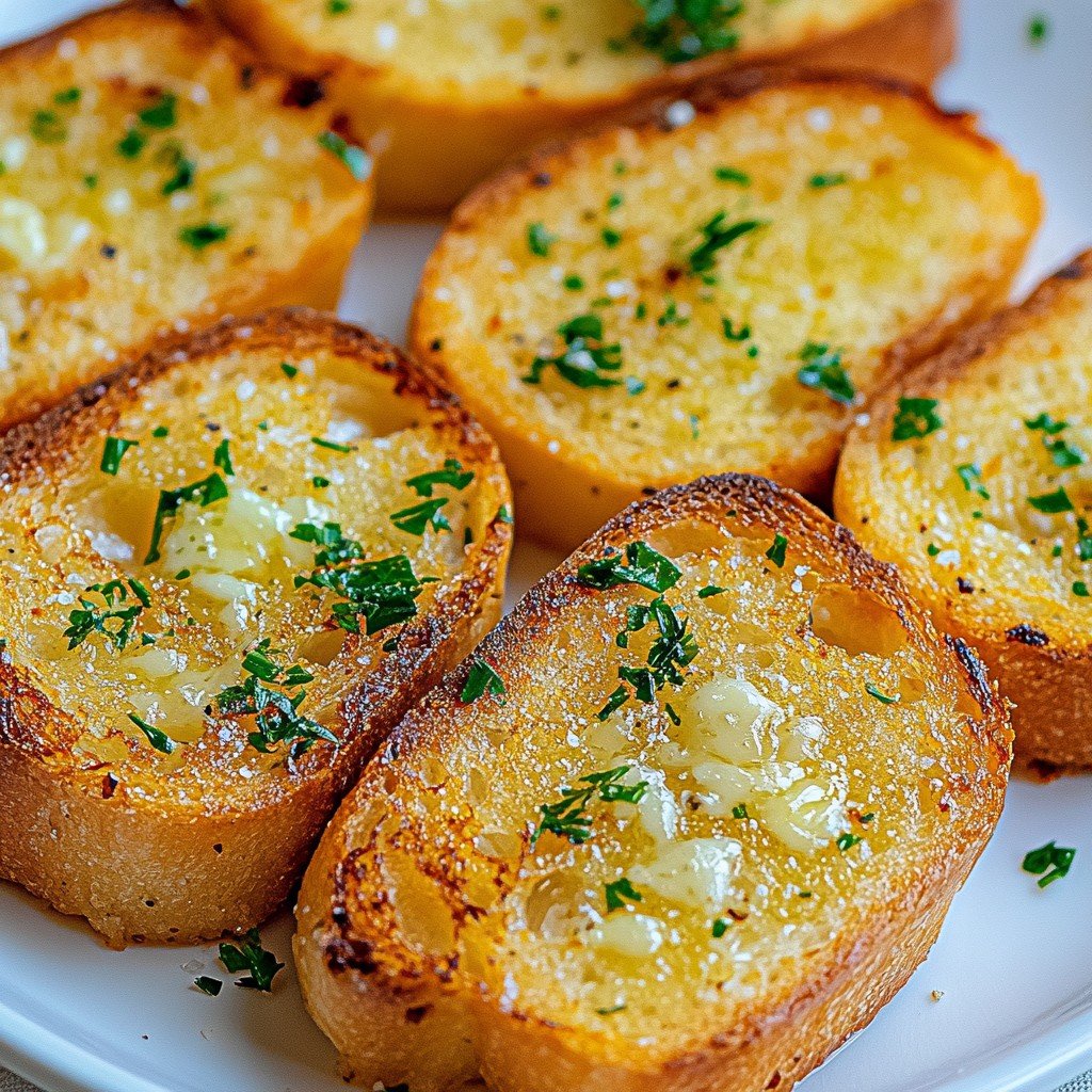 Crispy Garlic Bread Easy Side