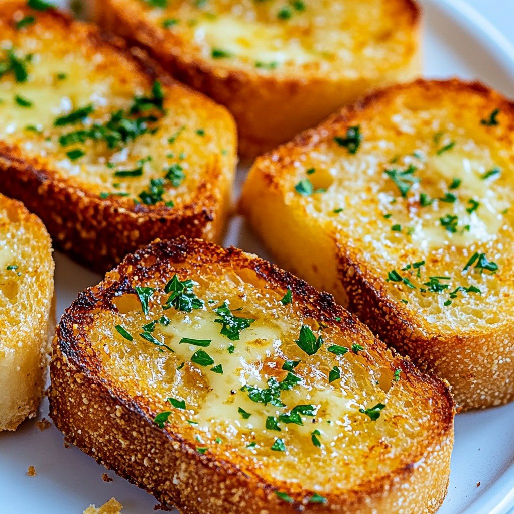 Crispy Garlic Bread Easy Side