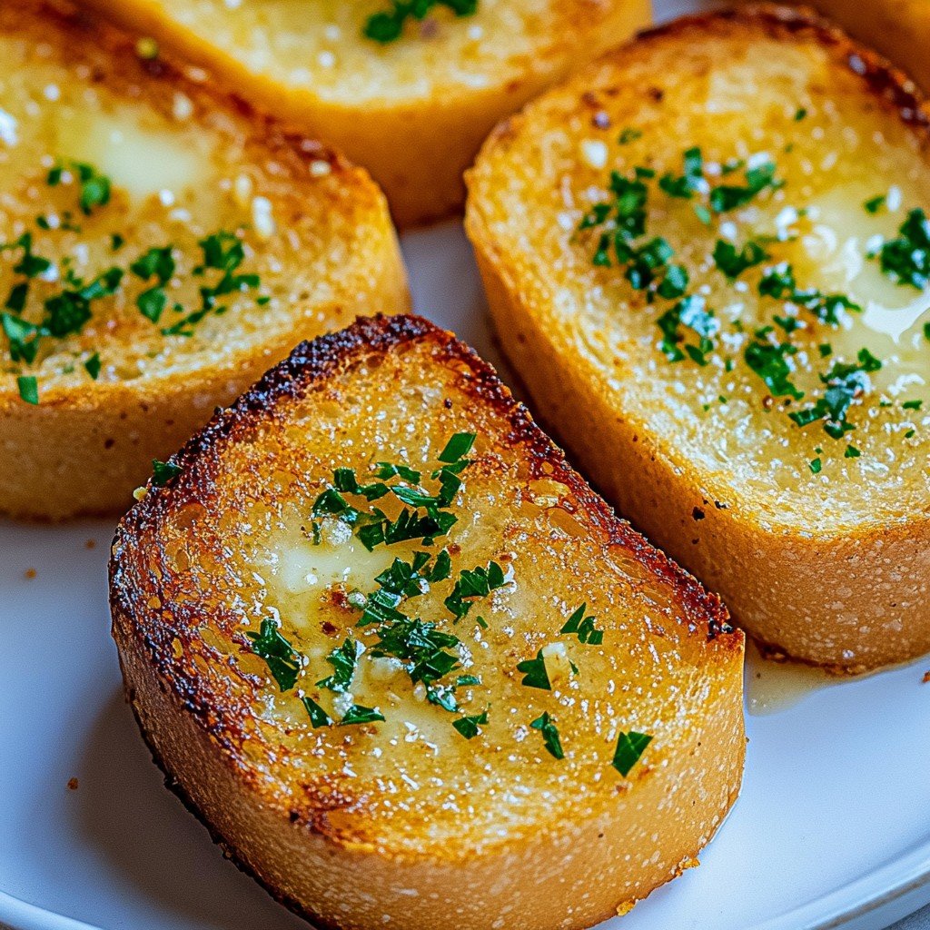 Crispy Garlic Bread Easy Side