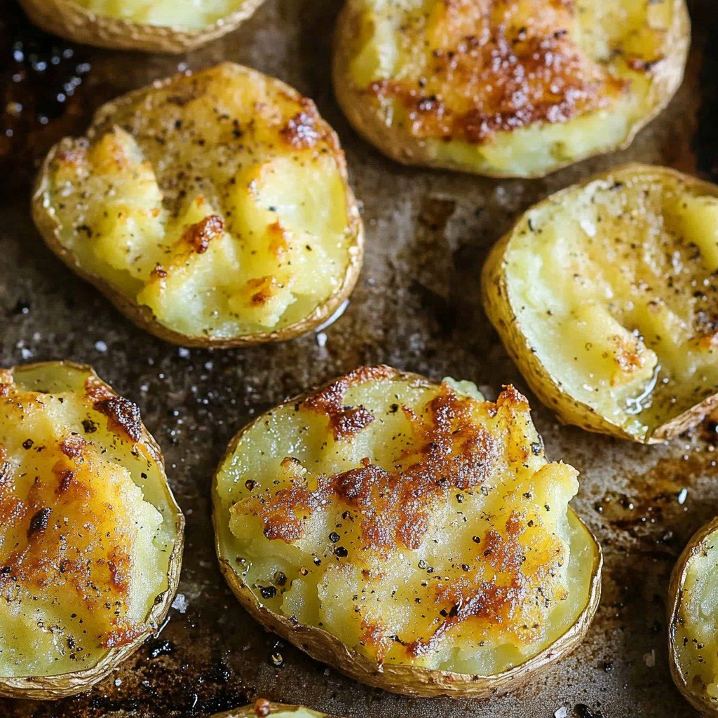 Crispy Smashed Potatoes Easy Side