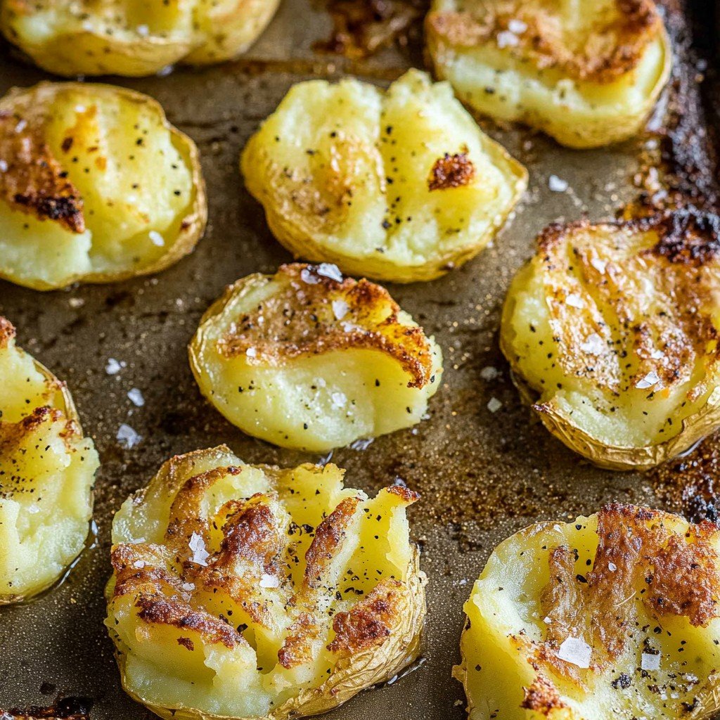Crispy Smashed Potatoes Easy Side