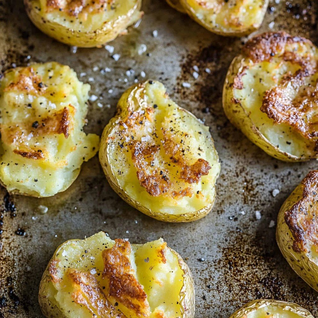 Crispy Smashed Potatoes Easy Side