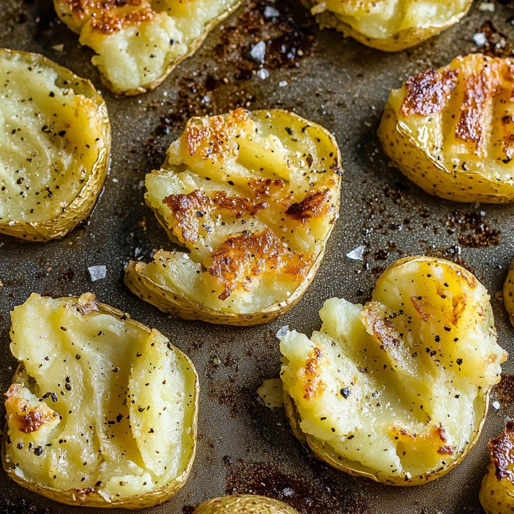 Crispy Smashed Potatoes Easy Side