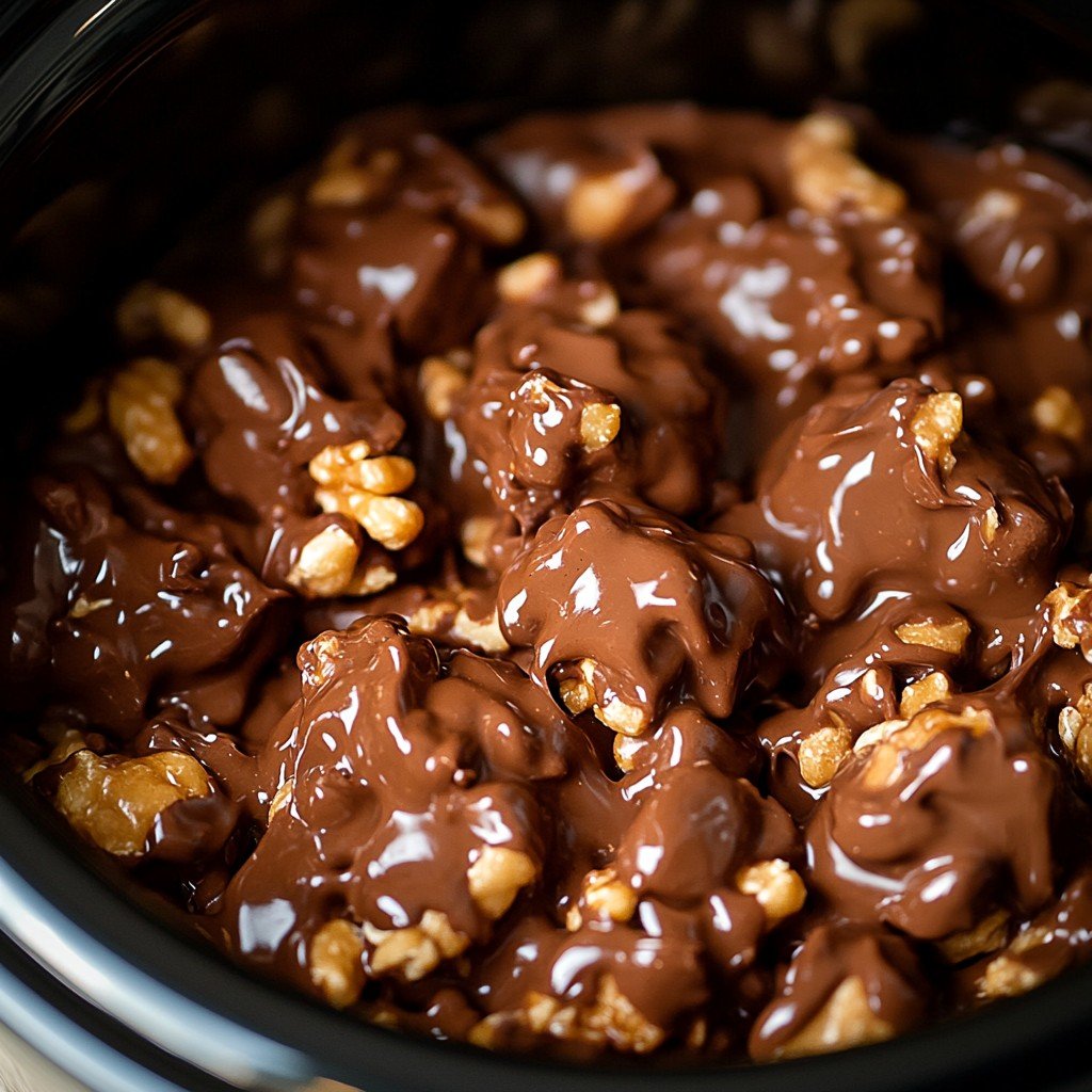 Crock Pot Peanut Clusters Spring Crockpot Meals