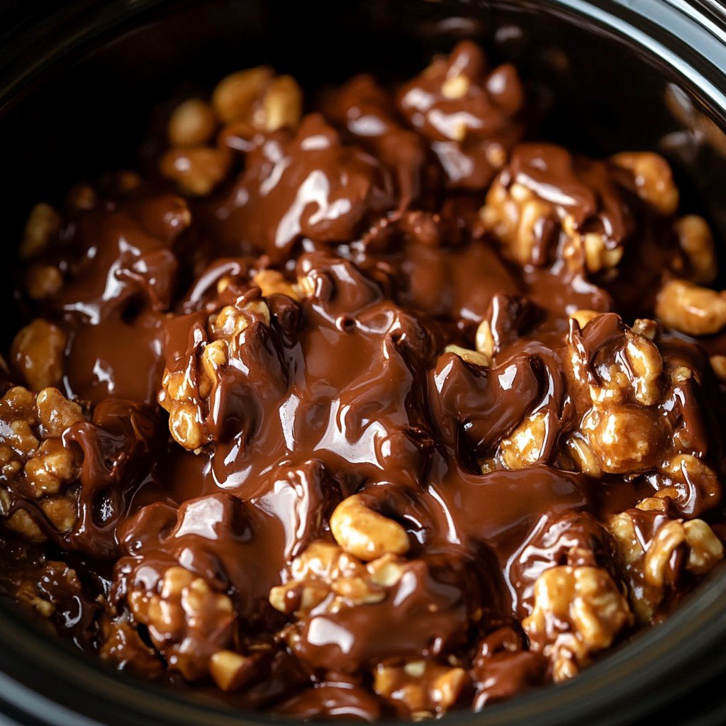 Crock Pot Peanut Clusters Spring Crockpot Meals