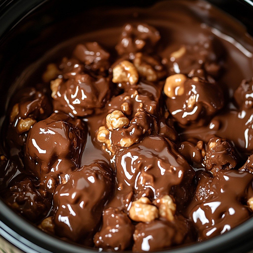 Crock Pot Peanut Clusters Spring Crockpot Meals