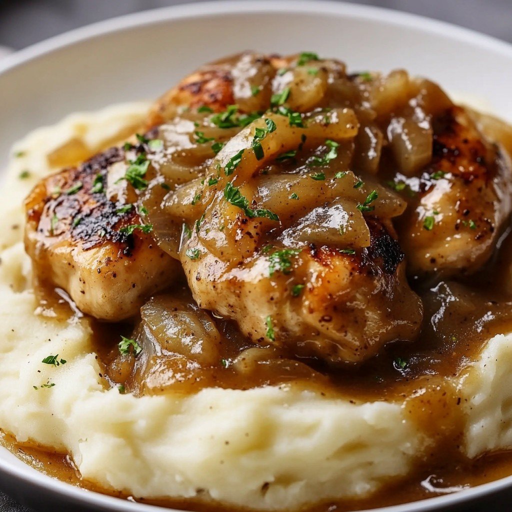 Crockpot Chicken Onion Easy Spring Dinner