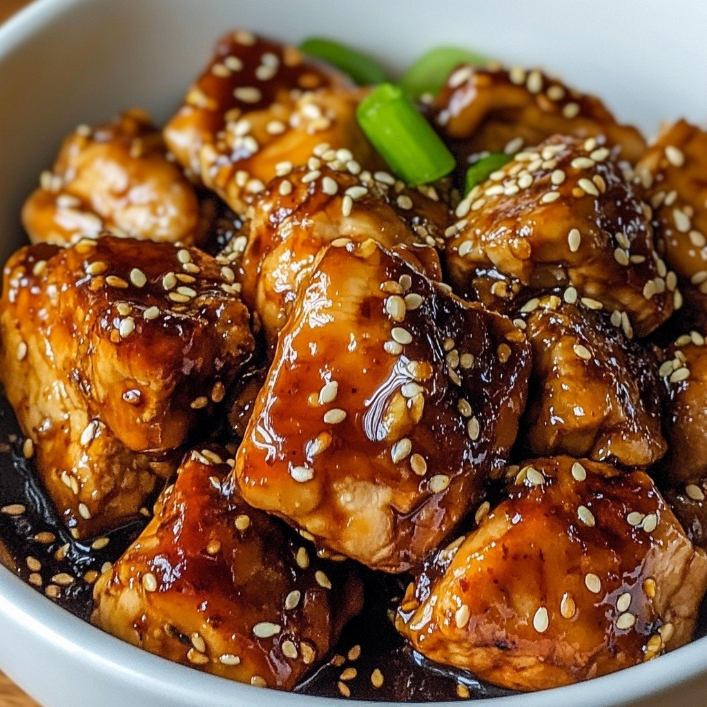 Crockpot Honey Garlic Chicken Easy Spring Dinner