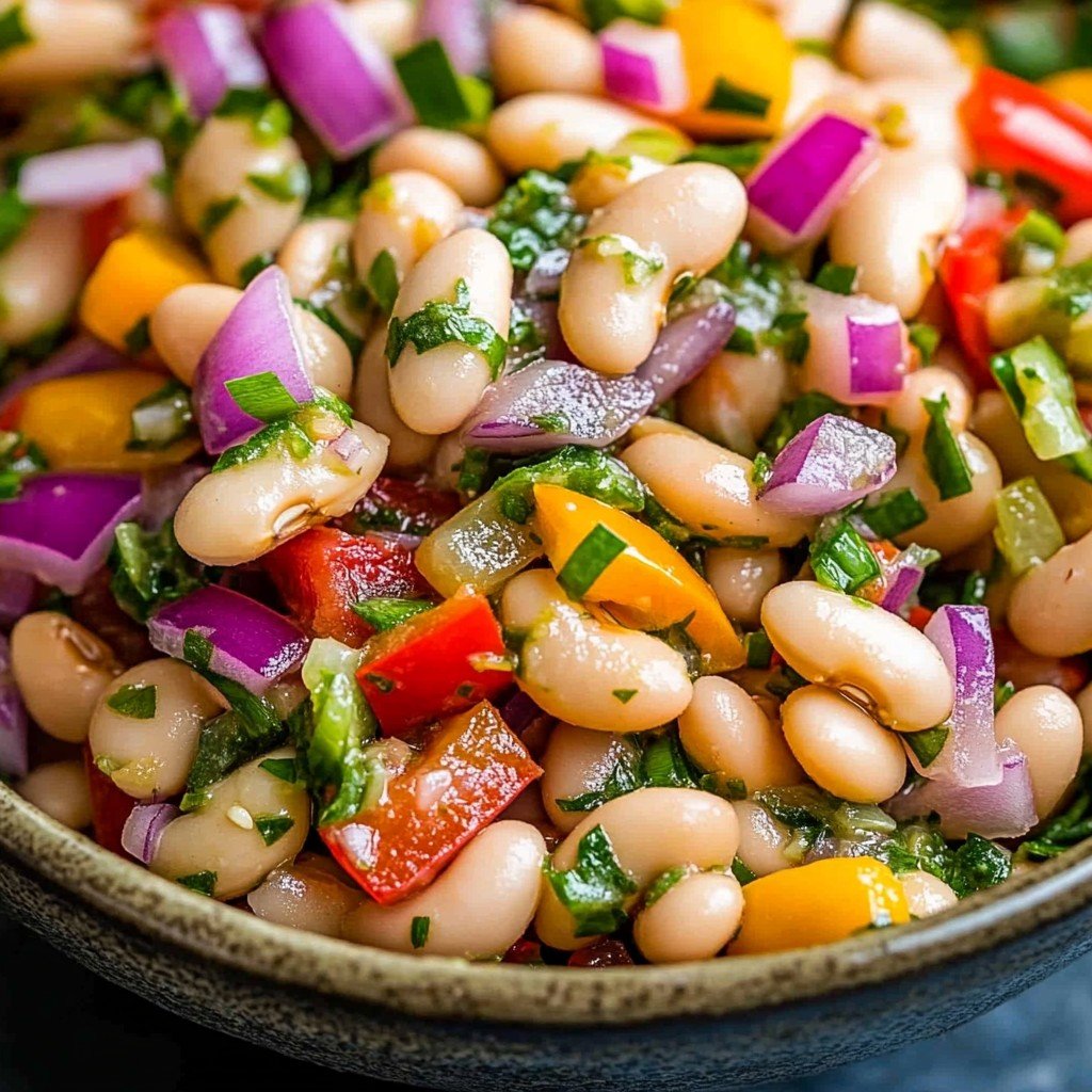 Dense Bean Salad Viral Spring Food