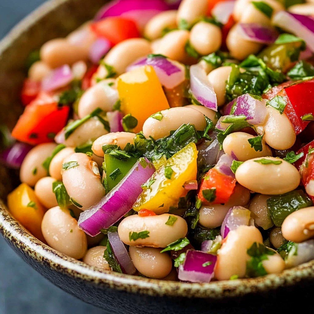 Dense Bean Salad Viral Spring Food