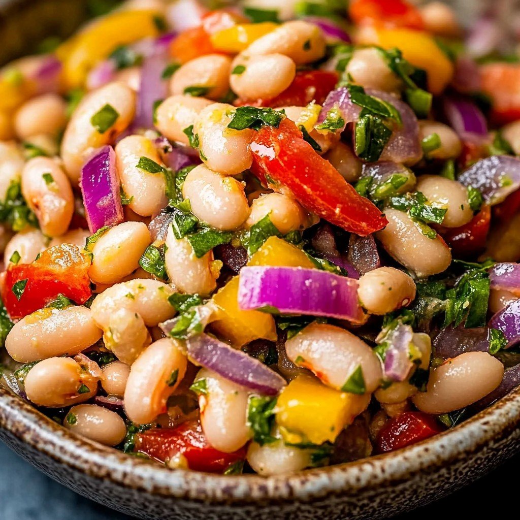 Dense Bean Salad Viral Spring Food