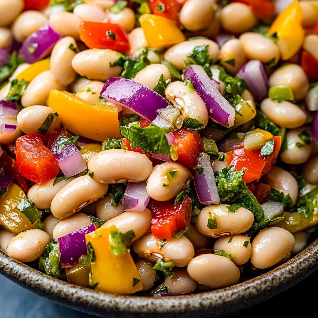 Dense Bean Salad Viral Spring Food