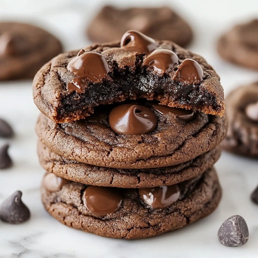 Double Chocolate Cookies Easter Chocolate Chip Cookies