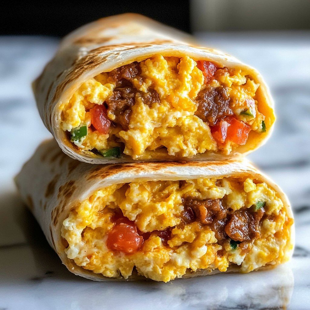 Freezer Breakfast Burritos Easy Meal Prep