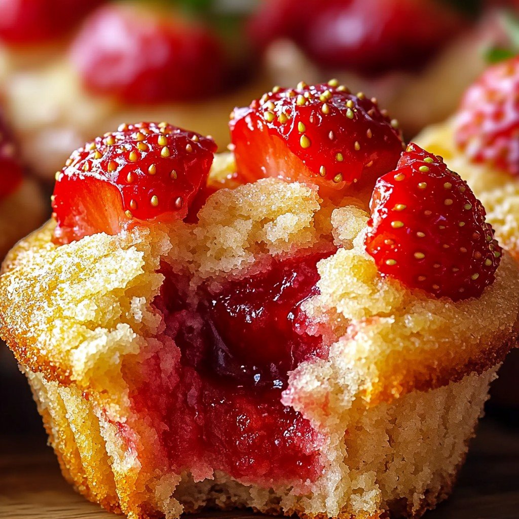 Fresh Strawberry Muffins Beach Snacks Ideas